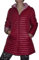 Fantasy Giacca Lunga 100gr. Leggero Mezze Stagioni Trapuntino Donna Taglia Comoda (bordò, 54 IT Donna)