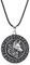 southbankstore Nordische Wikinger-Piraten-Odin-Mount-Halskette mit keltischem Wolf, Navin-Anhänger für Herren, Retro-Runen-Punk-Halsketten, männlicher Schmuck, Zink