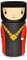 Numskull CosCups by Star Trek Q in Judge Outfit Keramiktasse mit Gummihülle, 400 ml