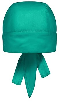 Karlowsky KM 30 andMORE Bandana ESSENTIAL aus Recyceltem Plastik, 65% Polyester/35% Baumwolle, Einheitsgröße, Smaragdgrün