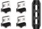 P-TECHUK Micro USB Magnetic Tips, Connector, Adapter for Charging Cable (4 x Micro USB, 1 x Tip Holder), NO Cable. A15 & A2, Silver