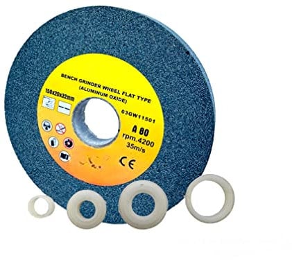 Disco In Ossido Alluminio Pietra 150 mm Per Mola Da Banco Con Grana 80 Pietra Mola Per Smerigliatrici Da Banco 150mmx20mmx32mm Tipo Flat