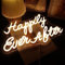 QiaoFei Led Happily Ever After Neon Sign USB Powered with Dimmer Switch Neon Lights for Home Bar Art Wall Decor Party Living Room Decor Wedding Engagement Wall Hanging Decoration (Warm white)