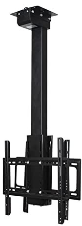TV Stand,Motorized Tv Mount, Height Adjustable Double Tv Motorized Lift With Remote Control, For Large Screen 32-65 Inch TVs, Lift Stroke 70cm/27.5inch (Color : B)