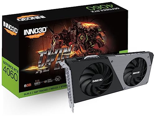 Inno3D N40602-08D6X-173051N - Tarjeta gráfica NVIDIA GeForce RTX 4060 (8 GB, GDDR6)