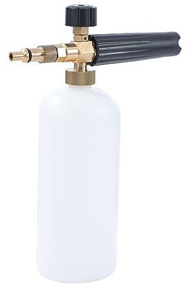 AIM Tools Schneeschaum-Lanze Schaumkanone Verstellbare Sprühdüse 1L Kompatibel mit Nilfisk/Huter/Anlu/Kew/Alto & A&R Hochdruckreiniger Pistole für Auto Waschen Reinigung