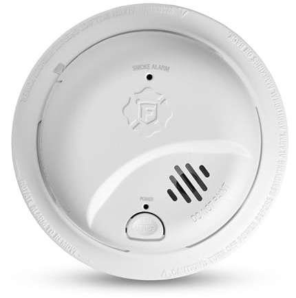 First Alert SMI105-AC, Interconnect Hardwire Smoke Alarm with 10-Year Battery Backup, 1-Pack