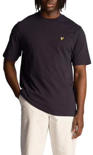 Lyle & Scott Oversized Tshirt Herren | Herren t Shirt mit Rundhalsausschnitt und Steinadlerlogo auf der Brust | XS-XXL
