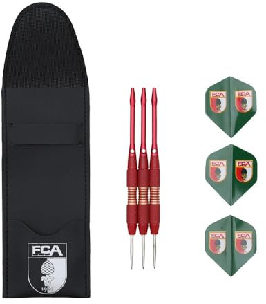 FC Augsburg FCA Dartpfeile Dart Flights Dartflights mit Etui