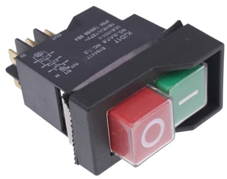 TCINDRR N603746 Magnetic Start/Stop On/Off Switch Table Saw Switch 115/120VAC Compatible with Dewalt DWE7485 DWE7491RS DWE7491RS