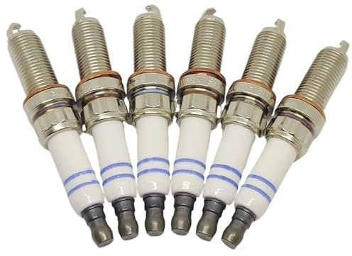 4–6 Stück Iridium-Zündkerze A 0041596403, kompatibel mit Mercedes-Benz W204 C204 S204 C218 C219 X218 W211 W212 A207 C207 S211 S212 R231 Spark Plug Compatible (Color : 6pcs)