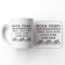 The Victorian Printing Co - Bike Prep - Cyclist Gift Mug and Coaster Set, Ceramic, 11 fl. oz.