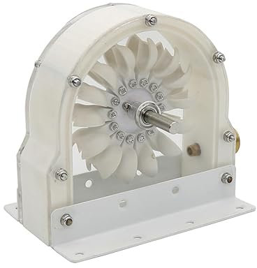 MOBUKJ.DDS 1PCS Multifunzione FAI DA TE Alta Efficienza Pelton Turbina Acqua Impatto Ruota Dell'acqua Secchio Ruota Generatore Idroelettrico