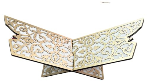 Ornamente-Rahle, Koranständer, Buchständer Gold (M)