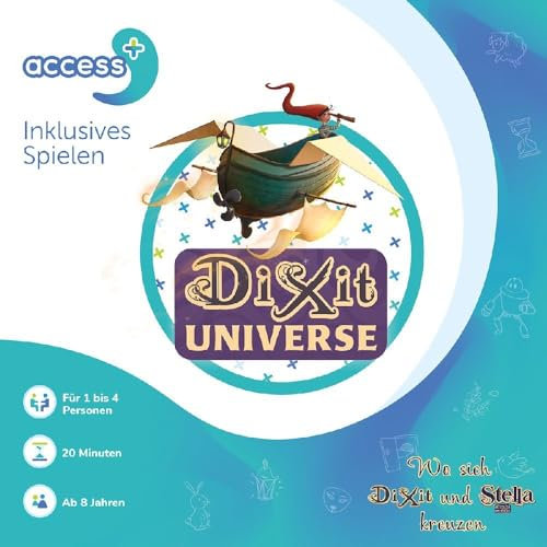 ACCESS+, Dixit Universe Access+, Familienspiel, Kartenspiel, 1-4 Spieler, Ab 8+ Jahren, 20 Minuten, Deutsch