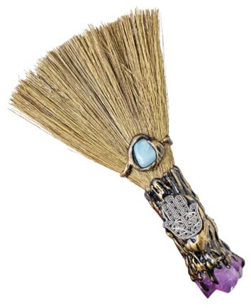 MAGICLULU Halloween Besen Kristall Handwerk Für Lieferungen Party Prop Bühne Leistung