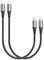 HOTNOW USB C to Micro USB OTG Cable 30cm 2 pack, Short 0.3m Braided USB-C to Micro USB Charging Cable Support Charge & Data Transfer