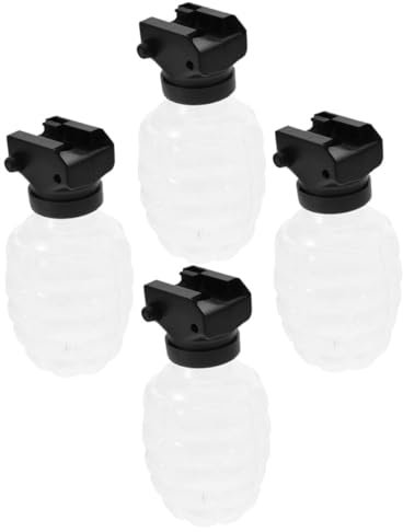 HOUDERCO 4 Sätze Seifenblasenflasche Modell Nussknacker Schallplatten-Wanddekoration plastikflasche kunststoffflasche Kunststoff-Displayflaschen Aufbewahrungsflaschen für Perlen ABS、PE