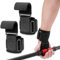2Pc Ganchos de Levantamiento de Pesas, Anti-slip Muñequeras gym, Neopreno de 8 mm de Gosor Protector Agarres para Gimnasio, Correa de Levantamiento de Pesas de Muñeca para Ejercicios de Levantamiento