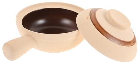 UKCOCO Cocotte en Poignée Unique: Petit Casserole Japonaise Avec Couvercle Small Cooking Utensils For Home Use For Soups And Rice