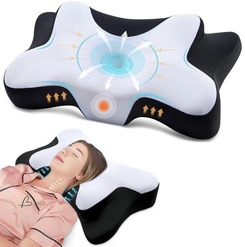 DONAMA Nackenkissen Kopfkissen Memory Foam Kissen,Schlafkissen für Seiten Rücken & Bauchschläfer