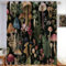 MLSOWM Rideaux Occultant Illustration De Livre D'Images pour Enfants, Rideau Occultant Forêt De Champignons Rideau Thermiques Isolants Rideaux À Oeillets pour Chambre, 140L X 175H cm