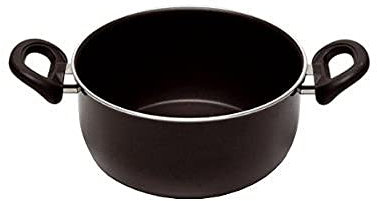 Ballarini Firenze Casseruola, Alluminio, Nero, 18 cm