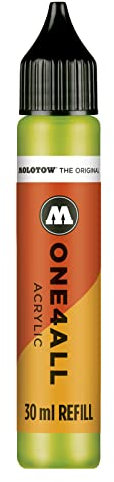 Molotow ONE4ALL Refill Acrylic, Colour 221 Grasshopper 30 ml, Refill Ink for Permanent Marker