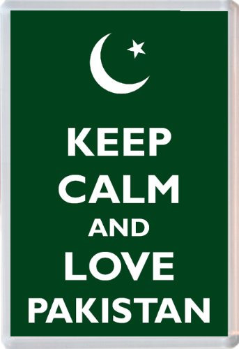 Keep Calm and Love Pakistan - 96 x 67mm Jumbo Fridge Magnet
