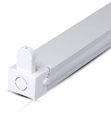 V-TAC Attacco per 1 Tubo Luminoso a LED G13, Grigio Chiaro