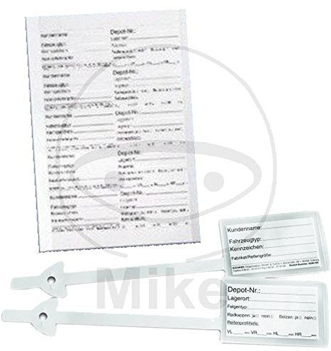Eichner Rad-/Reifenanhänger inklusive 30 Bogen 100ST M.ETIKETTEN 100 Anhänger +