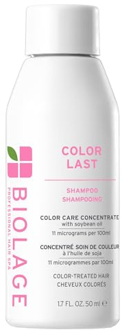 Biolage Color Last Shampoo - For Color-Treated Hair, Nourishes, Strengthens, Hydrates and Adds Shine, Soybean Oil & Stearic Acid, Paraben & Mineral Oil-Free, Vegan, 1.7 Fl Oz