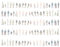 100 Miniature Modello Z Gauge 1:200 Persone Scala per DIY Figure Building Layout