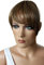 CAISHA 100% ECHTHAAR Pony Haarteil Haarverdichtung Haarverlängerung Braun Mix H313k