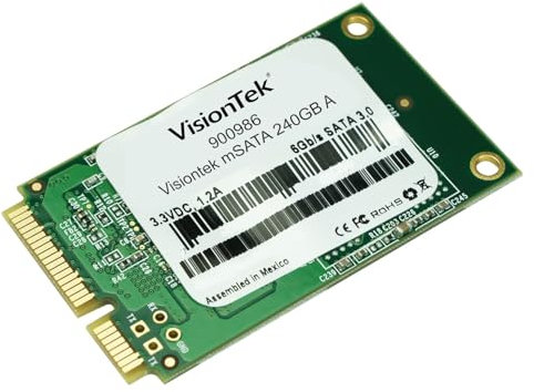VisionTek 3D MLC mSATA 240GB SSD 550 MB/s Read and 190 MB/s Write - 900986