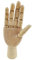 Künstler-Handmodell aus Holz, verstellbare Schaufensterpuppe aus Holz, Skizzen, Zeichnen, Kunstklasse, Modell, Werkzeug, Schmuckständer (rechte Hand)