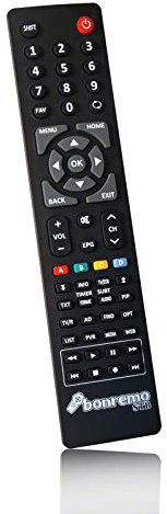 BC21084R bonremo Ersatzfernbedienung passend für XORO HRS9200CI+ Receiver