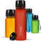 720°DGREE Botella Agua Niños 500ml “uberBottle“ - Tamiz-Fruta, softTouch - Sin BPA, Prueba de Fugas, Reutilizable - Cantimplora delgada, ligera - Water Bottle para Escuela, Niña, Deporte, Ciclismo