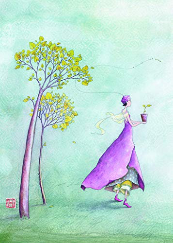Aquarupella Notebook Notizbuch 192 Seiten Gaëlle Boissonnard – Die Pflanze im Topf – Maße: 13 x 21 cm