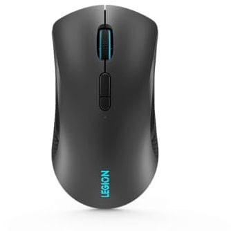 Lenovo Legion M600 Wireless Gaming Mouse GY50X79385, Aluminium, Coperchio Superiore Grigio Ferro e Corpo Nero