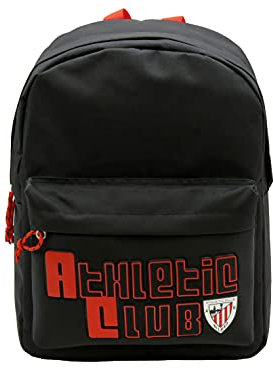 Athletic Club Offizieller Club-Rucksack für Jugendliche ,Rucksack,Unisex,Schwarz Rot,3D-Stil