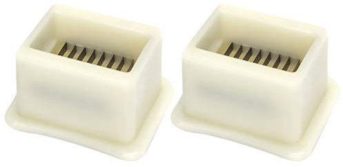 Yardwe Taglierina per Fagioli in Acciaio Inossidabile Taglierina per Fagioli 2 Pezzi