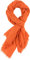 fashionchimp BASIC-Schal für Damen mit weichem Fransensaum, Tuch in leichter Qualität mit Baumwolle, einfarbig (Terrakotta)