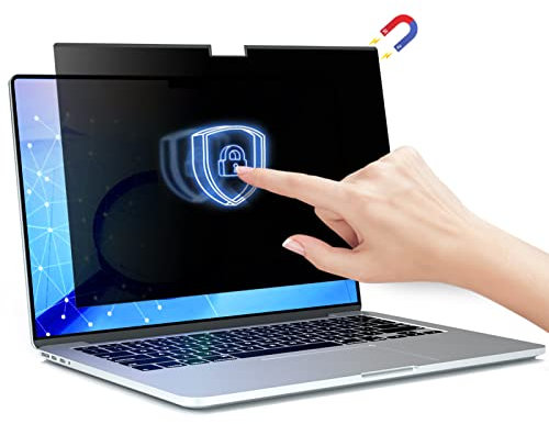ZOEGAA Macbook Pro 16 Inch Privacy Screen(2021-2024, M1/M2/M3/M4), Magnetic Removable Anti Blue Light Macbook Pro 16 Privacy Screen With Webcam Cover for Apple Mac Pro 16.2 in (A2991/A2485/A2780)