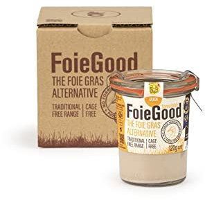 FoieGood - Entenaufstrich - Entenleberpastete - Geeignet als Vorspeise - Geschmeidig und Cremig - Ohne Zwangsernährung - 120 g Glasbehälter