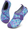 SAGUARO Calcetines Piscina Niño Surf Aqua Escarpines Niña Secado Rápido Antideslizante Zapatillas Deportivas Acuáticas Morado 30/31 EU