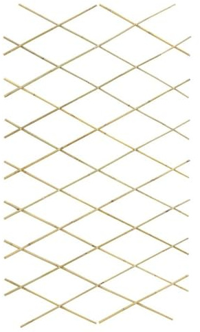 AUBRY GASPARD - Treillis Extensible en Bambou Naturel 120X180 cm - Support Écologique pour Plantes Grimpantes - Ajustable et Résistant Aux Intempéries - Couleur Naturelle - Taille 120X180