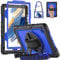 HXCASEAC Coque de protection intégrale pour Samsung Galaxy Tab A8 10,5 avec dragonne rotative, protecteur d'écran, support intégré, robuste et résistant aux chocs pour tablette Samsung A8