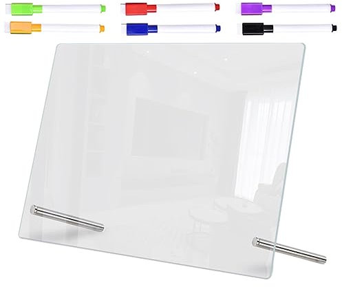 Operitacx Acryl Notiztafel Abwischbar Transparent Wochenplaner Whiteboard FüR Zuhause BüRo MenüPlaner Einkaufsliste 30x20cm