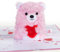 Lovepop® Plüsch-Pop flauschige Liebeskarte mit Plüschfigur für Valentinstag, Jahrestag | mit Versteckfach für Geldgeschenke & Gutscheine | inkl. Umschlag | You Make Me Beary Happy